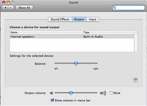 adjusting mac audio balance