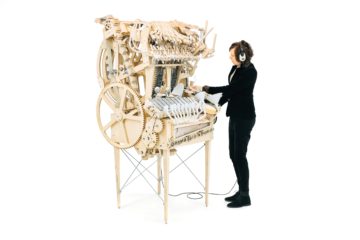 Man Makes Magic by Using a Marble Machine to Play Music